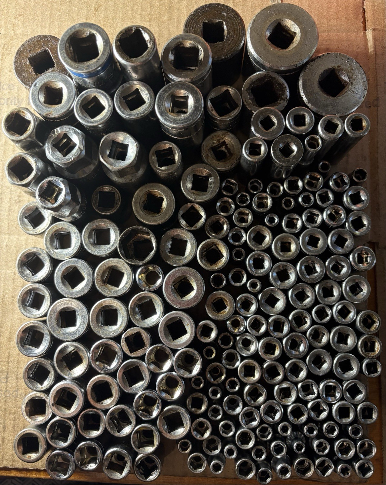 170+ Pc Mixed Socket Lot 1/4 3/8 3/4 Drive SAE Metric Deep Shallow Mechanic