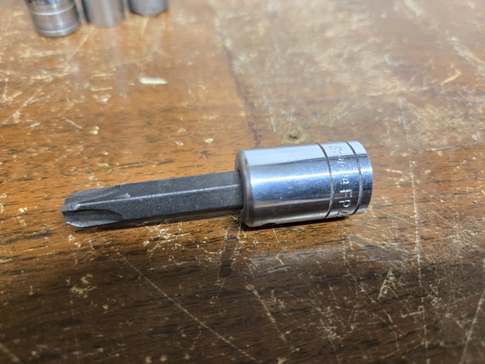 Snap-On 6 Pc 3/8″ Drive Mixed Bit Socket Lot Phillips Slotted Hex Allen USA