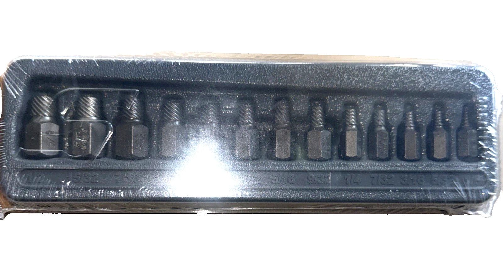 New Snap-on™ 1/8″ – 1/2″ REX13C 13-pc Multi Spline Screw Extractor Set
