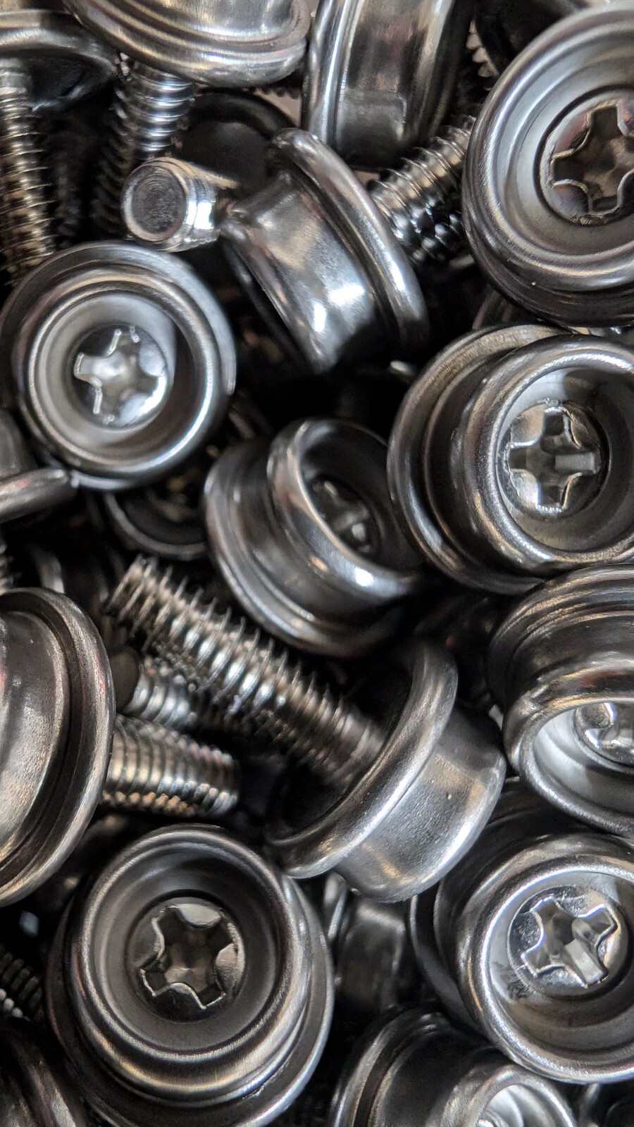 15 SNAP STUD TONNEAU, CONVERTIBLE,BOOT 1/2″ STAINLESS MACHINE SCREW 8-32 THREAD