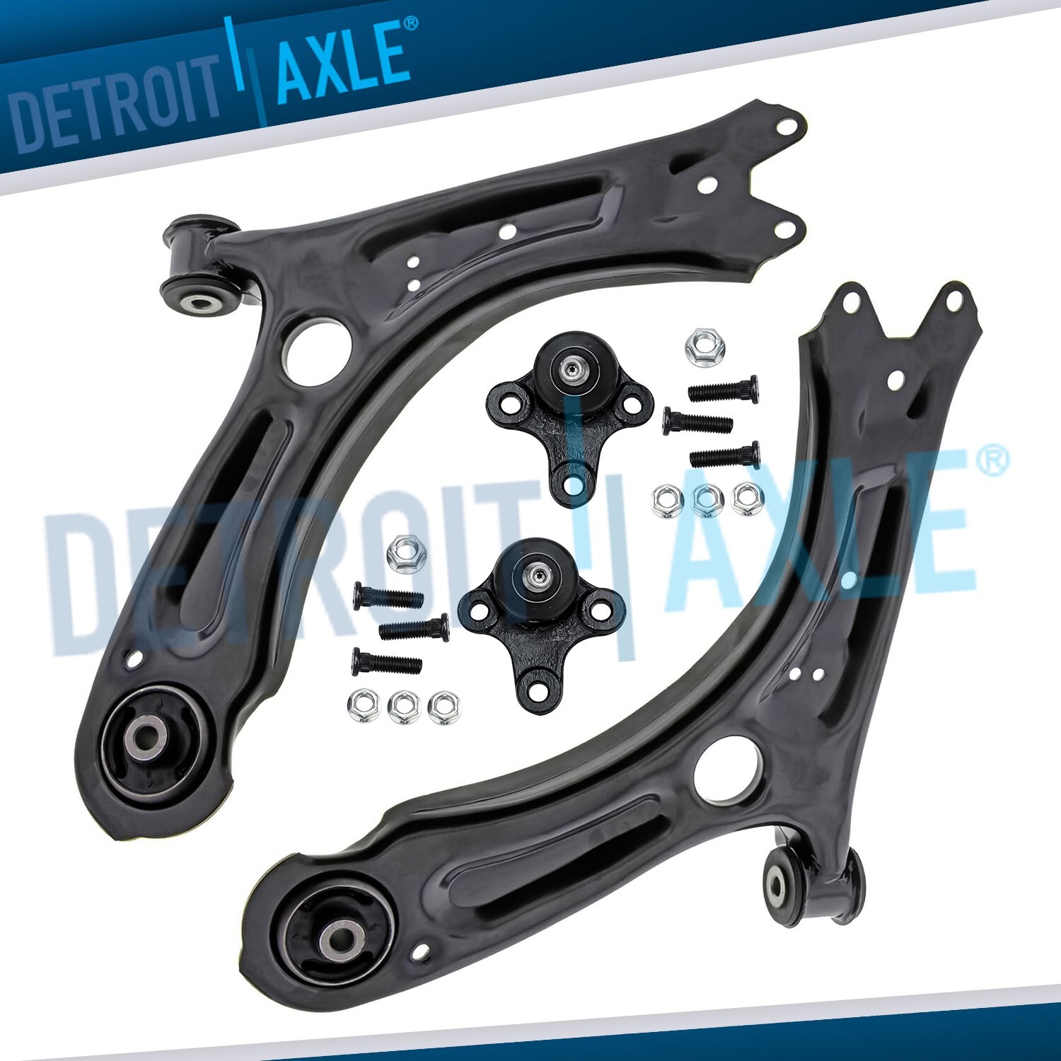 Front Lower Control Arms Ball Joints for 2011 2012 2013 2014 2015-2018 VW Jetta