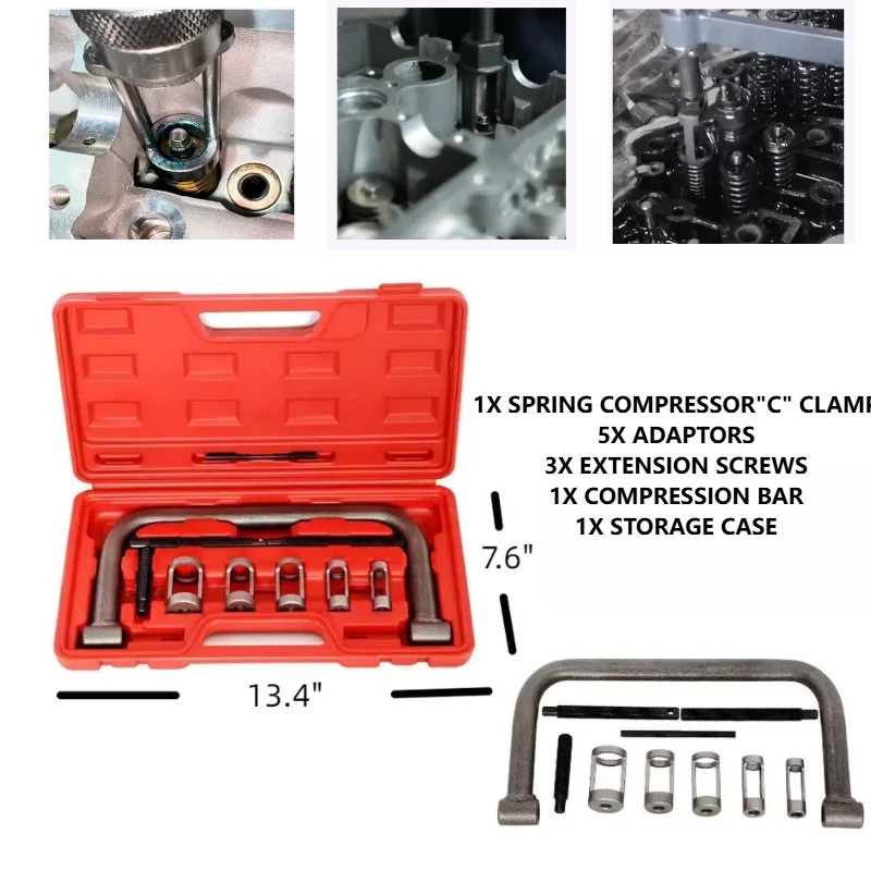 5 Sizes Valve Spring Compressor Pusher Automotive Tool For Car Motorcycle Kit