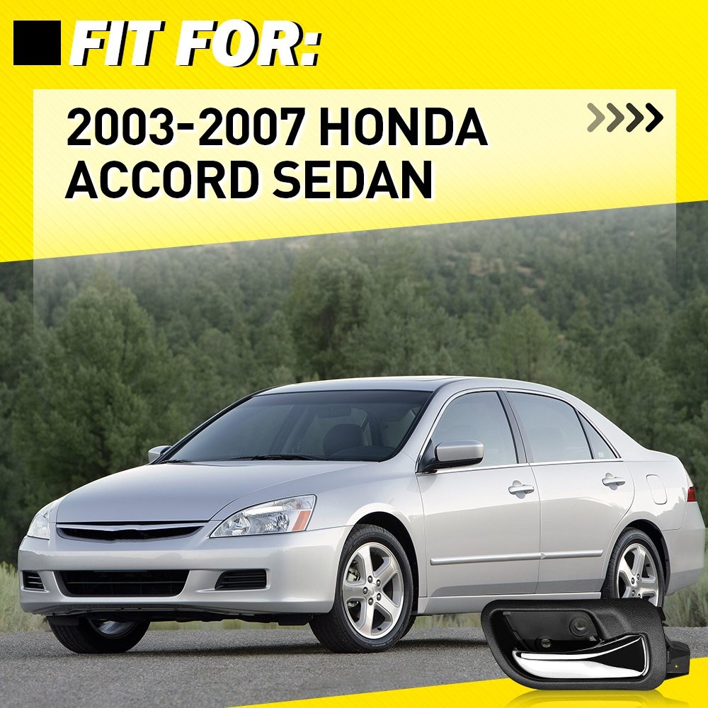 4X Front+Rear Left Right Inside Door Handle for 2003-2007 Honda Accord Sedan EXR