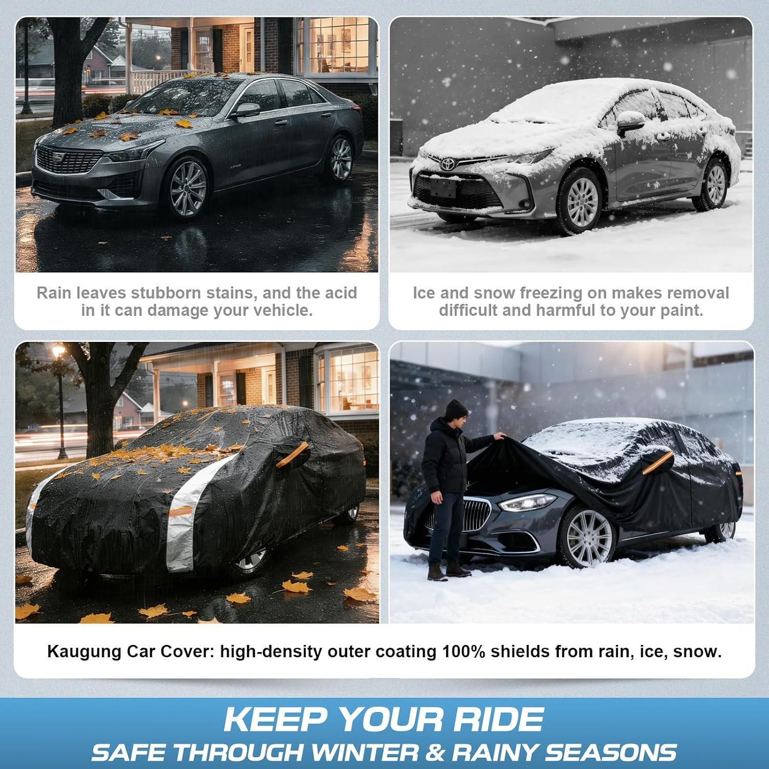 Custom Fit 10 Layers Car Cover for Porsche 911 Coupe Targa Convertible (2011-202