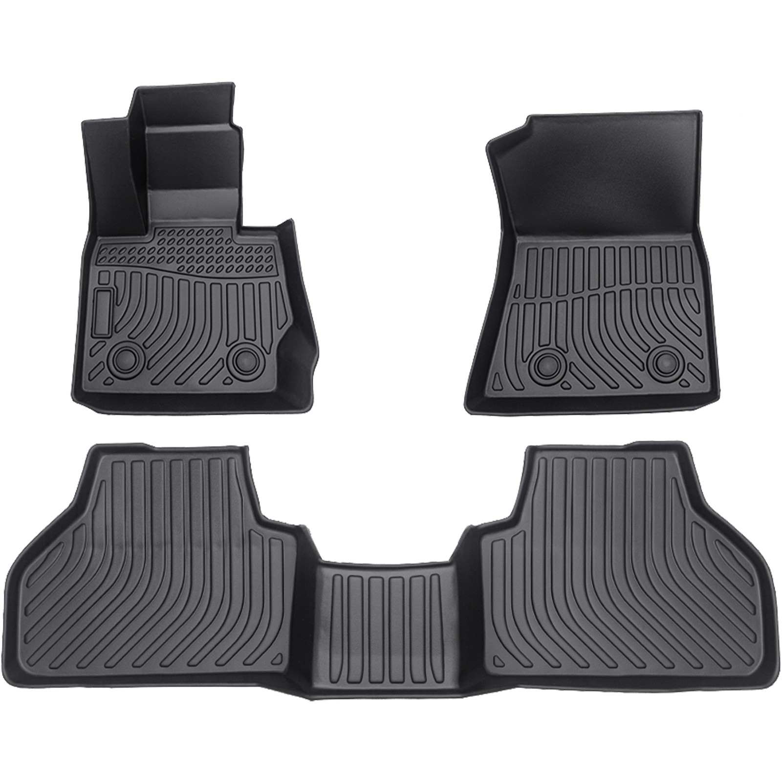 Premium Floor Mats for for BMW X3 F25 2011-2017 TPE Rubber Black 3Pcs