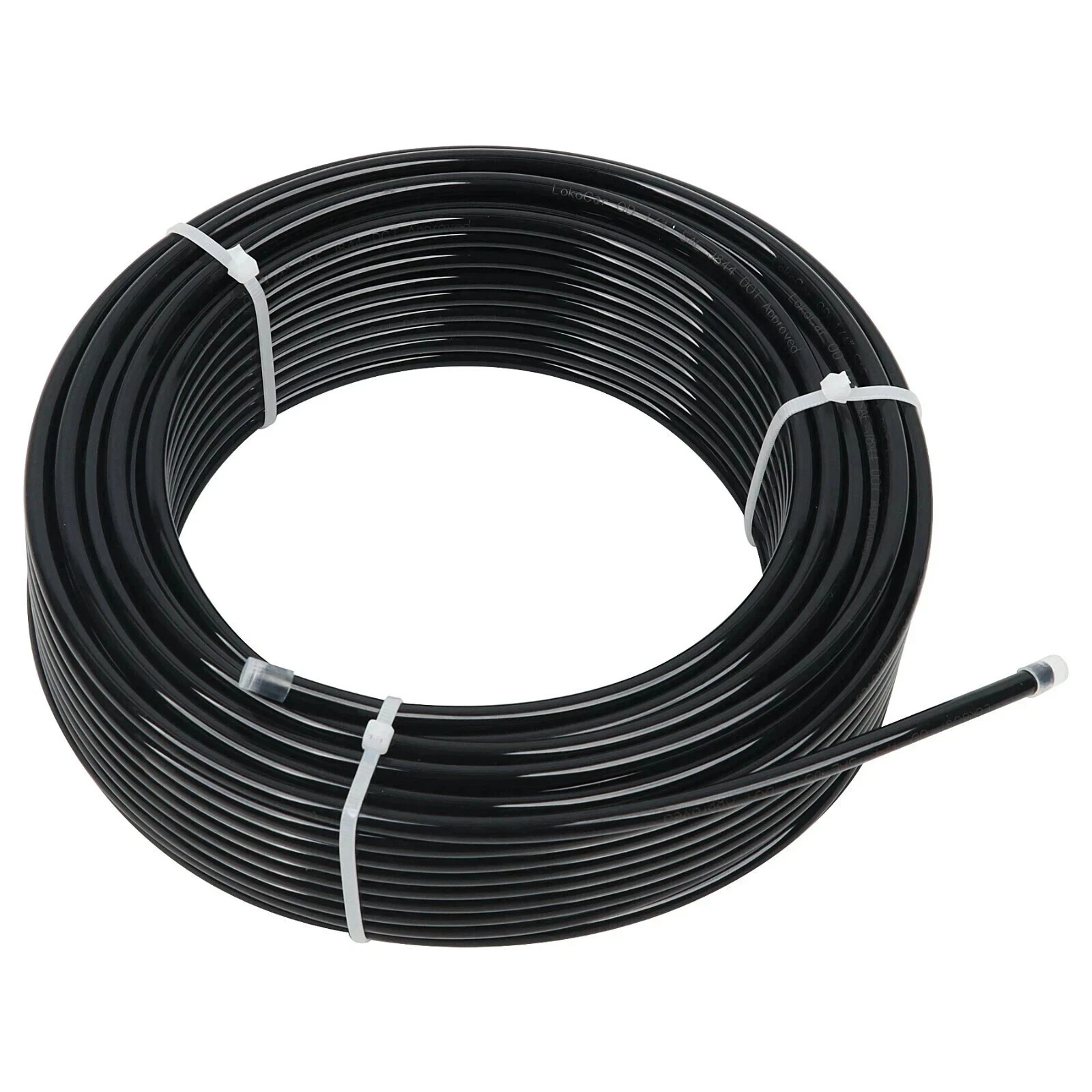 LokoCar 1/4″ OD Nylon Air Line 200FT Hose For Air Suspension Horns DOT Approved