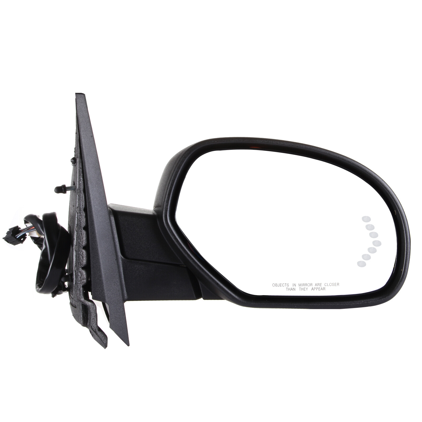 Power Fold Memory Heated Puddle light Arrow Signal Mirrors For 07-14 Chevy GMC