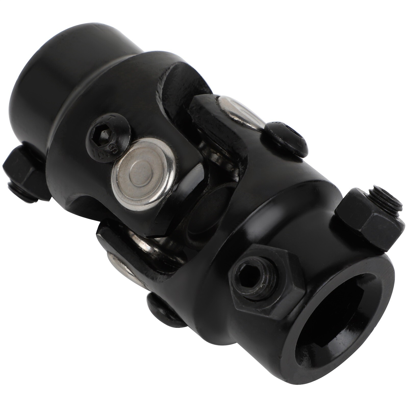 New 3/4″ DD X 3/4″ DD Universal Steering U Joint Single Shaft Coupler Black