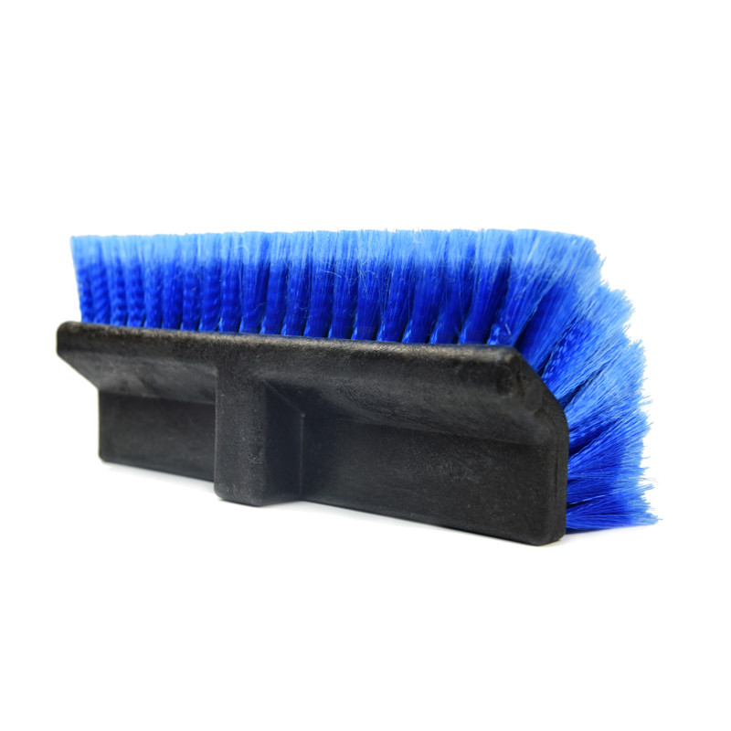 CarCarez RV Flow-Through Wash Brush with Adjustable Long Handle,Blue