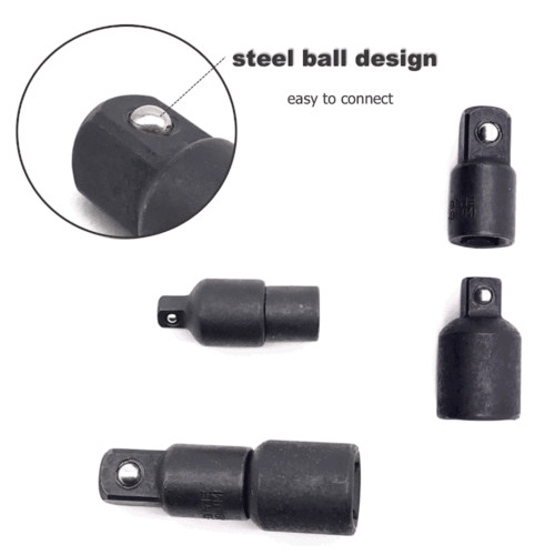 4-pack 3/8″ to 1/4″ 1/2 inch Drive Ratchet SOCKET ADAPTER REDUCER Air Impact Se!