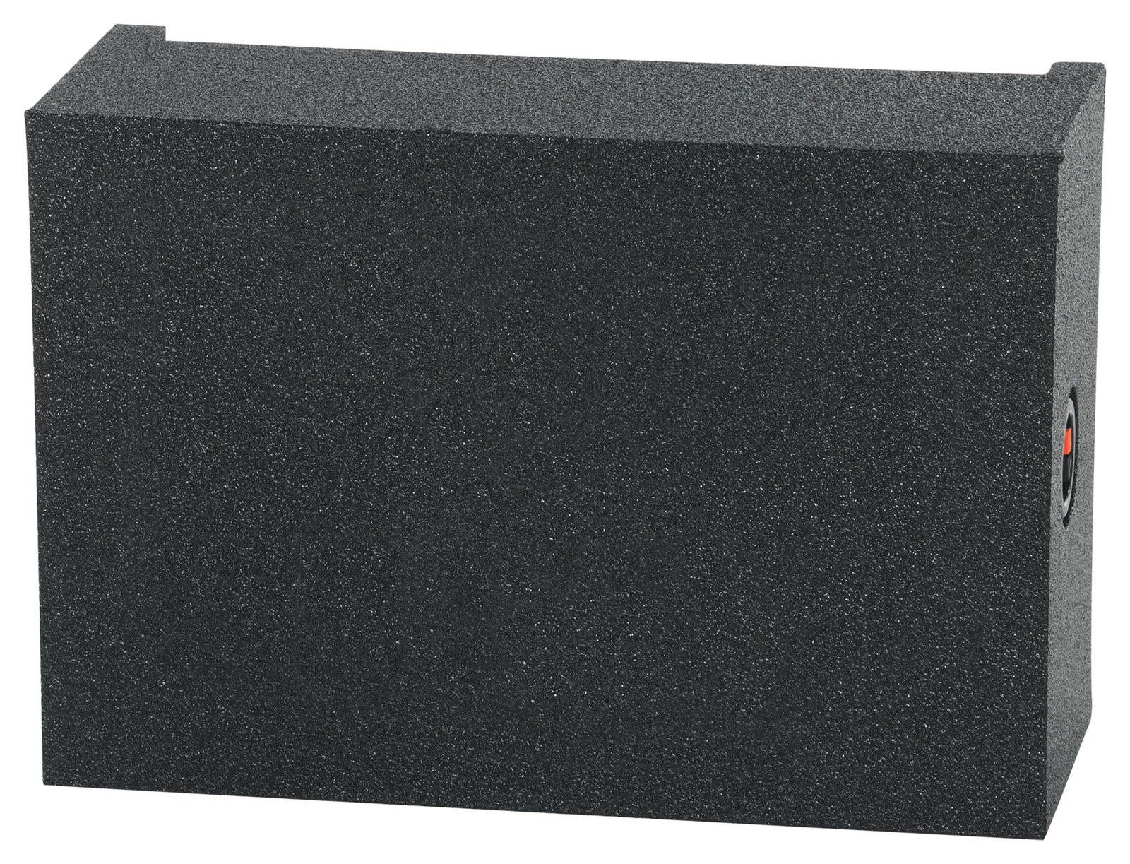 ROCKVILLE RQT12 12″ Bedliner Sprayed Shallow Sealed Car/Truck Sub Box Enclosure