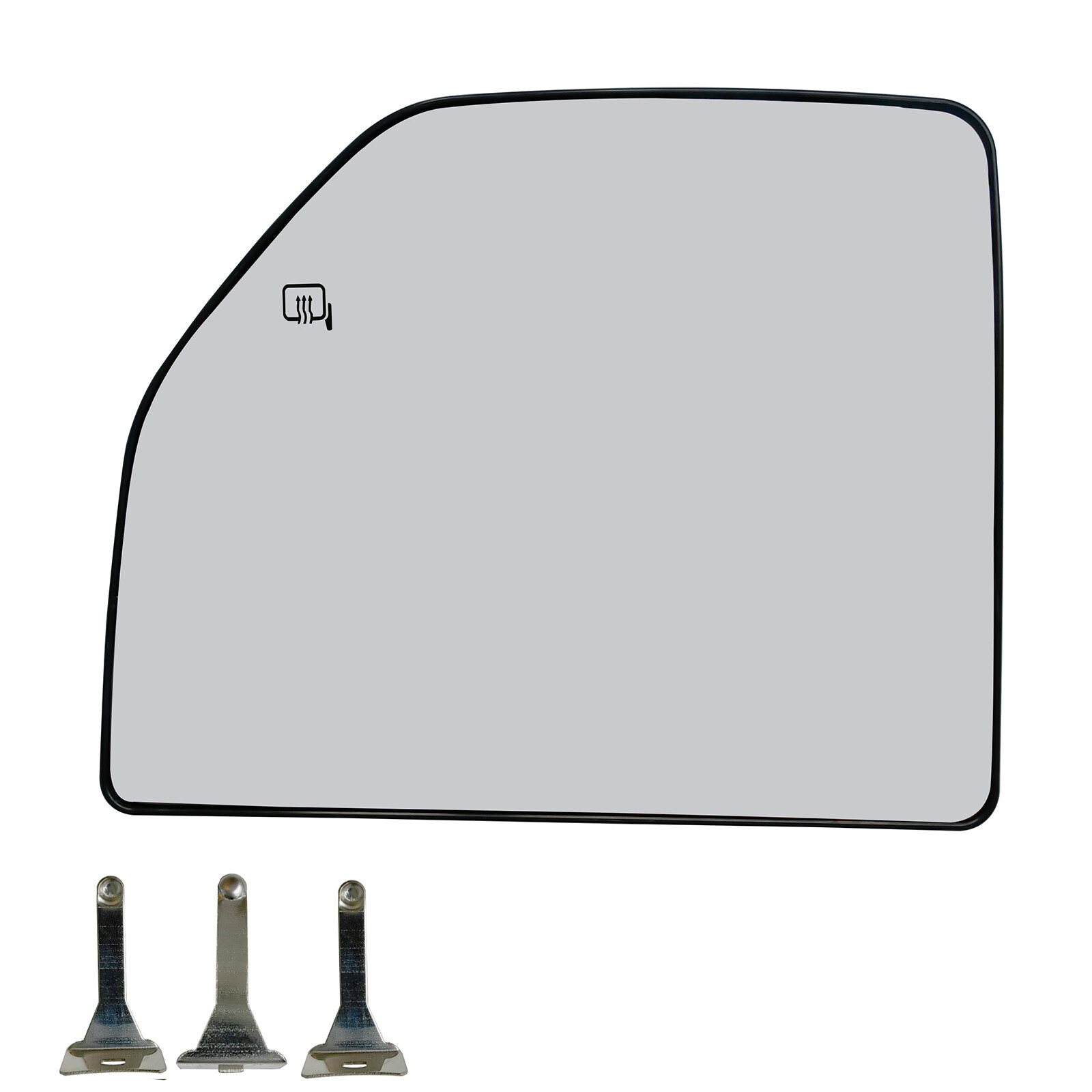Upper Driver Side Towing Heated Mirror Glass For 2017-2020 Ford F250 F350 F450