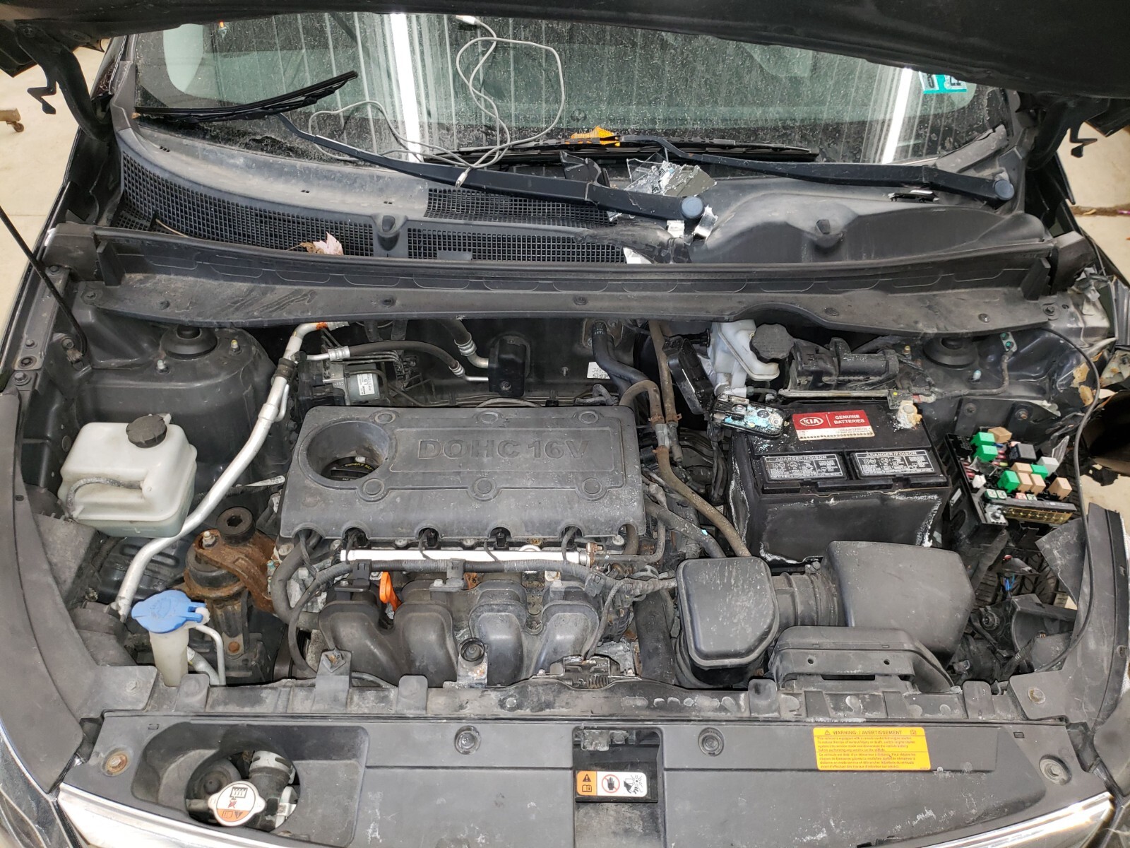 10-13 KIA SPORTAGE 2.4L ENGINE MOTOR 132,629 MILES CALIFORNIA EMISSIONS