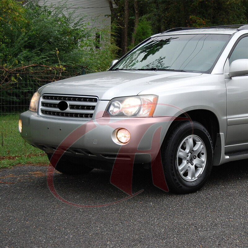❆ 1 Pair Front Bumper Foglight Assembly For Toyota Highlander Kluger 2001-2003