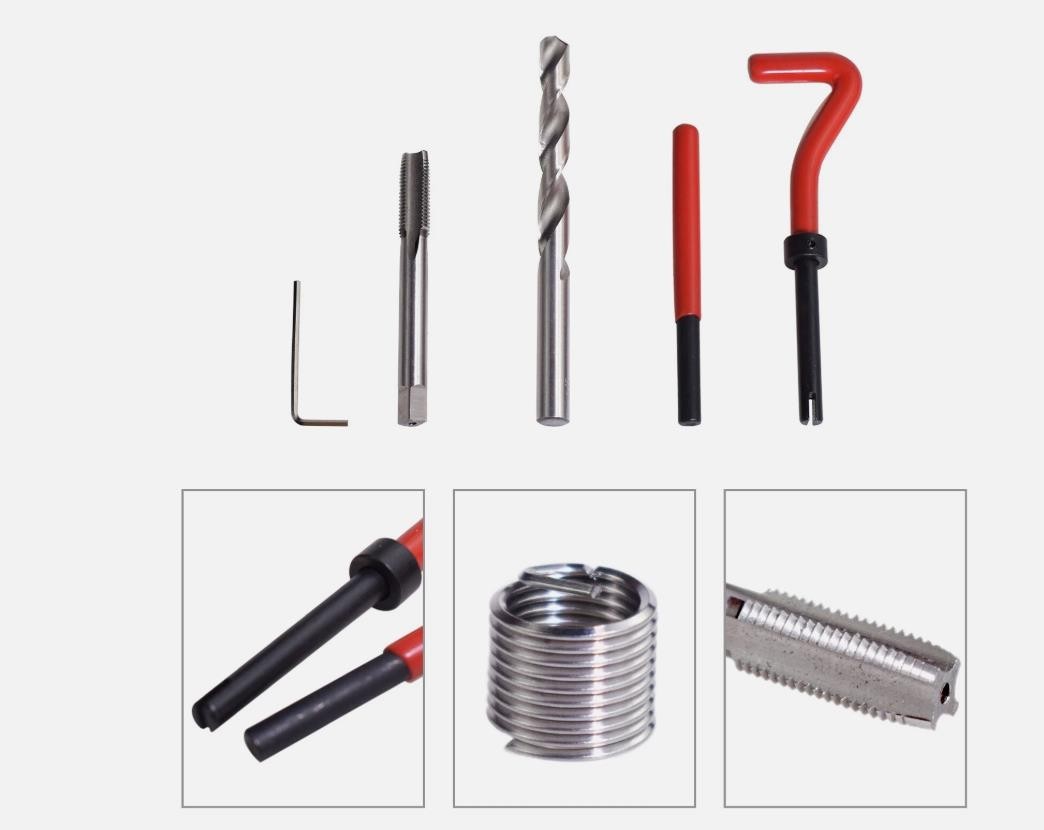 M10 x 1.25 Thread Repair Tool Stainless Heli-coil Wire Insert Kit