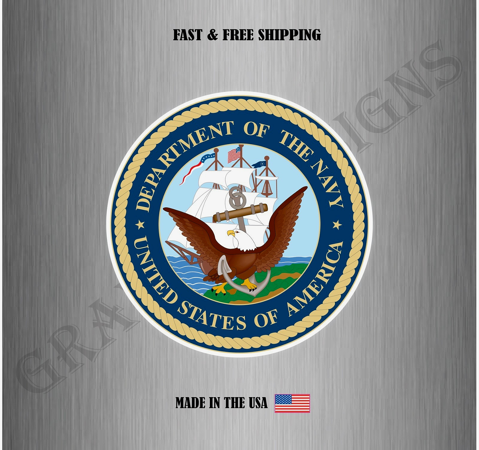 UNITED STATES NAVY SEAL VINYL DECAL STICKER CAR TRUCK OFFICIAL SELLER US MADE
