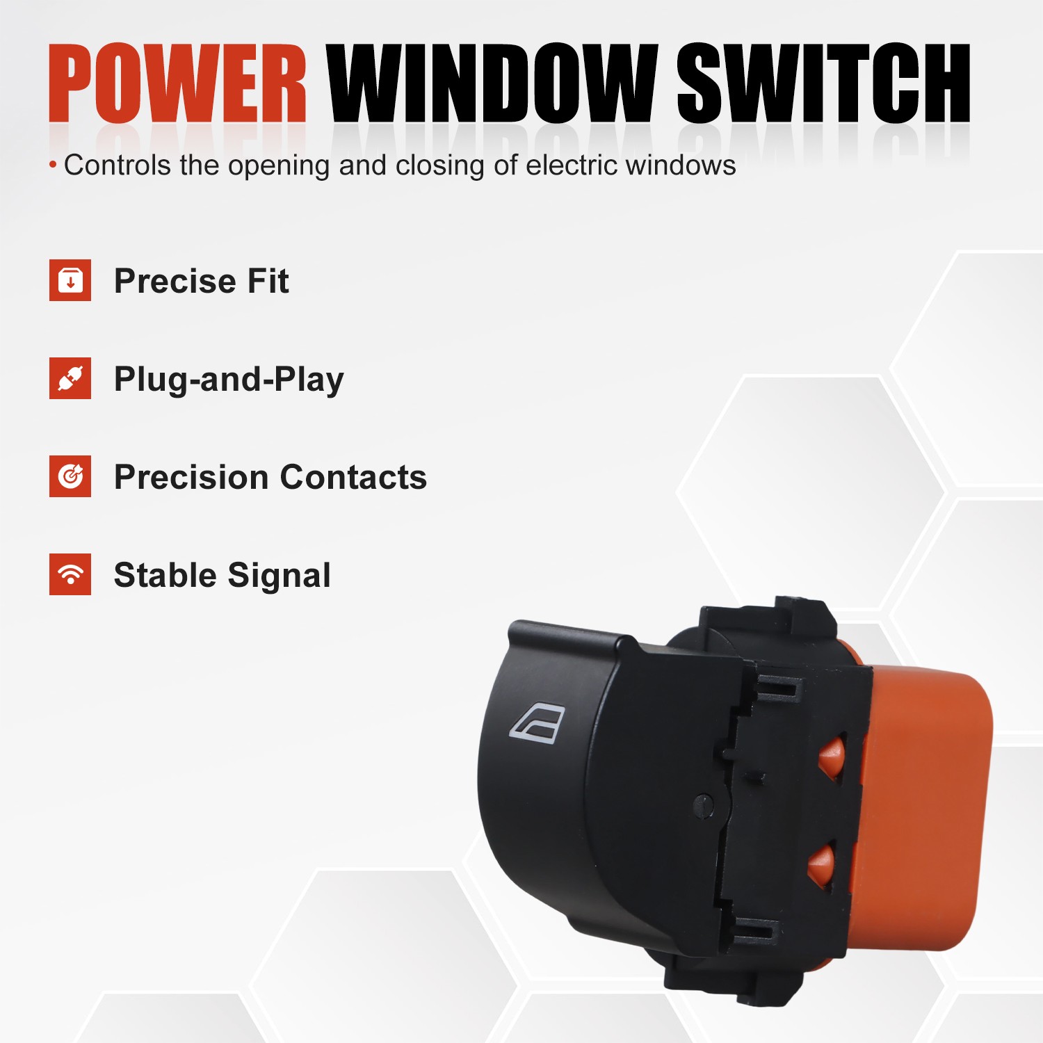 Passenger Right Front /Rear Window Switch for 2013-2019 Ford Focus Escape C-Max