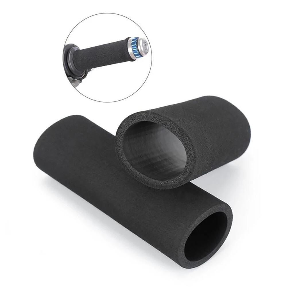 1 Pair Motorcycle Wrap Around Hand Grip Covers Anti Vibration Comfort Soft Touch