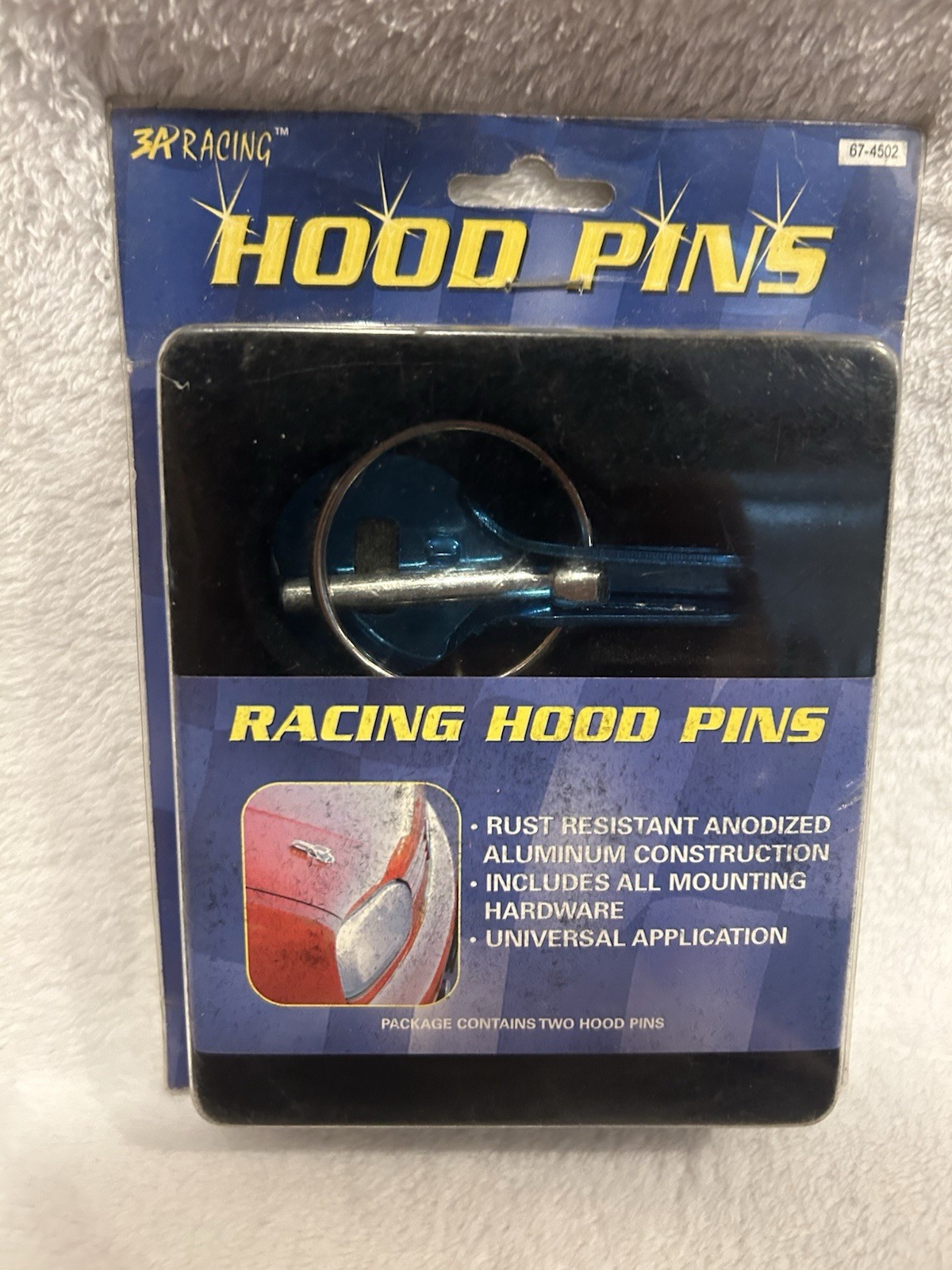 NEW – 3A Racing HOOD PINS (Package Contains 2) & Includes All Mounting Hardware