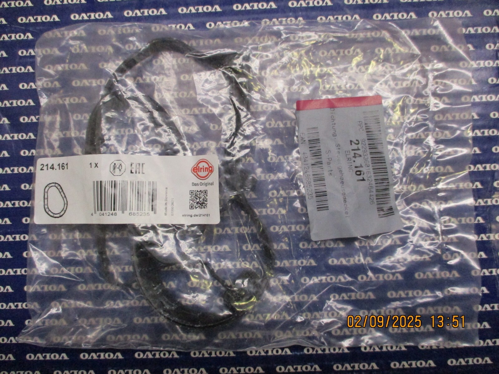 Volvo D13 timing gear cover gasket 21383310 made in Germany