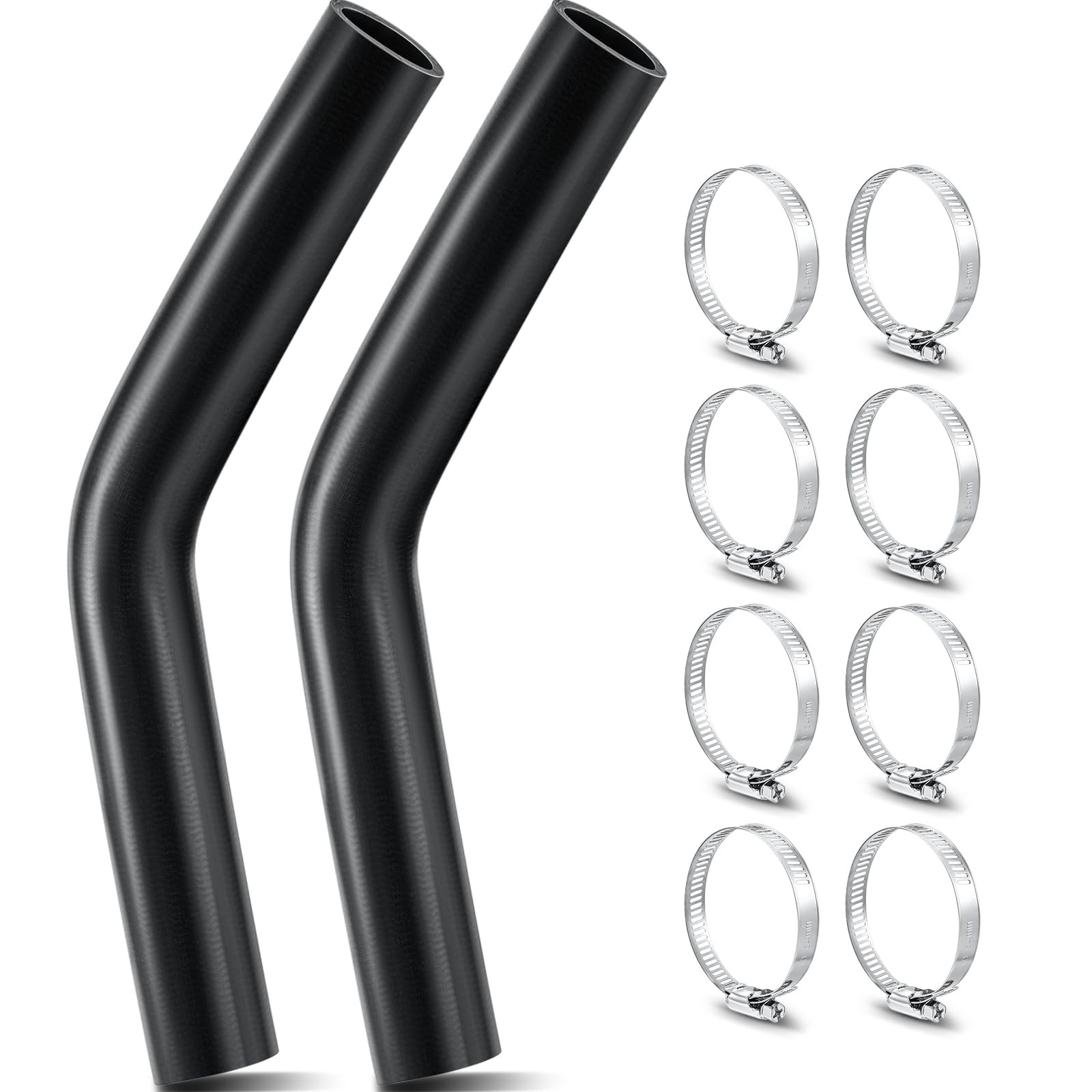 Frienda 2 Pcs Gasoline Fuel Filler Neck Hose 1 1/2 Inch, as pictures shown
