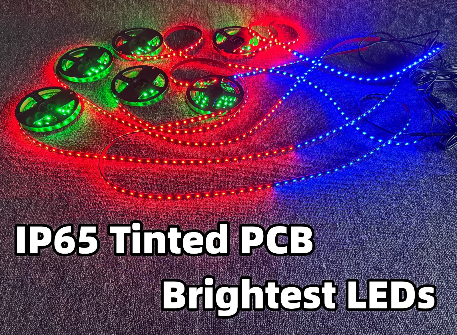 Blackout Tinted 16PCS 4FT APP+Remote IP65 CHASING Strips Light Polaris Slingshot