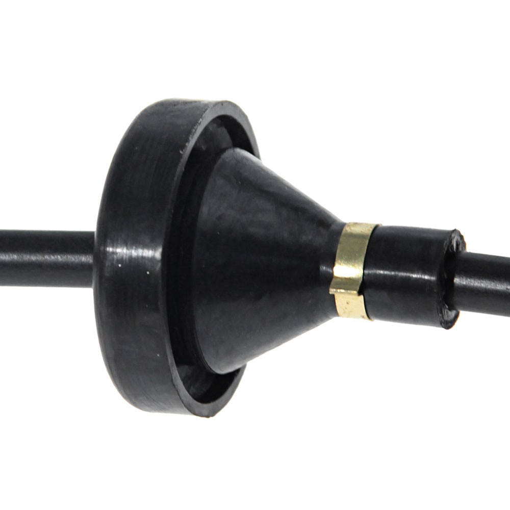 Radio Antenna Assembly With Round Base Chrome Mustang 1965-1968