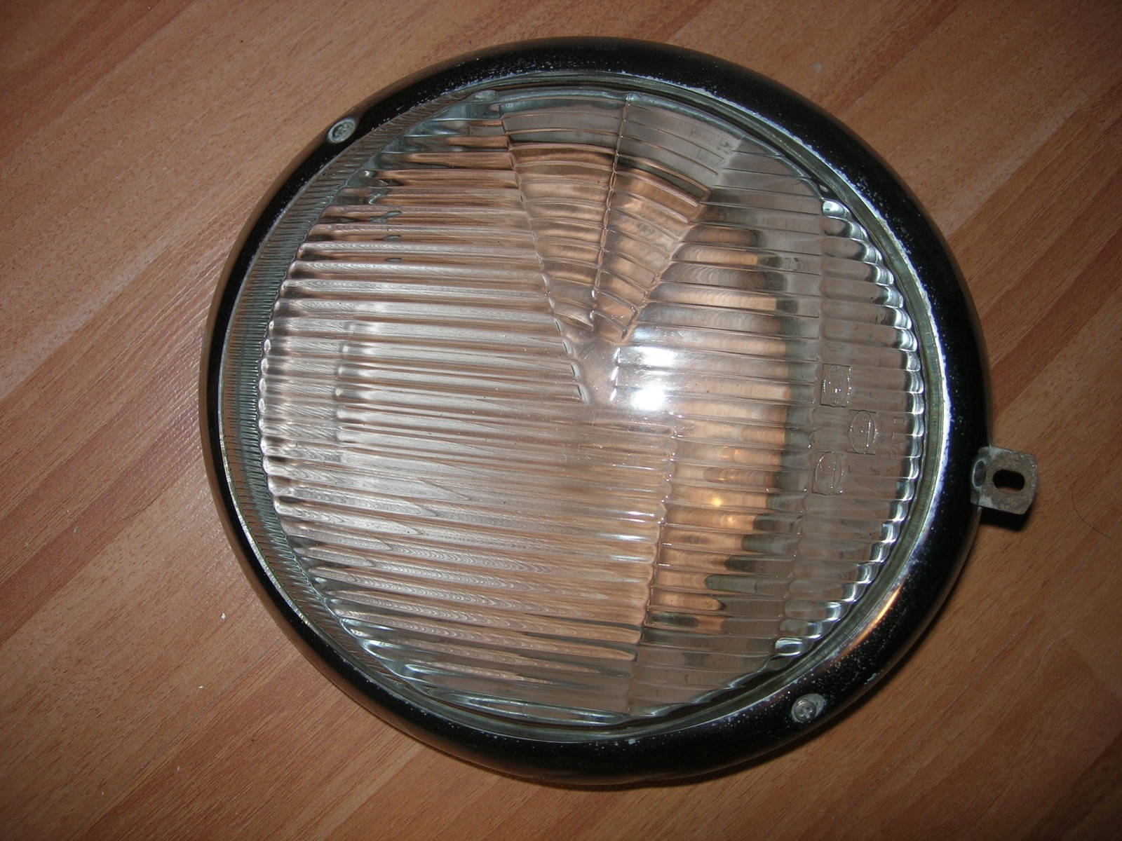Hella headlight with assymetrical fluted lens VW Volkswagen bug bus beetle