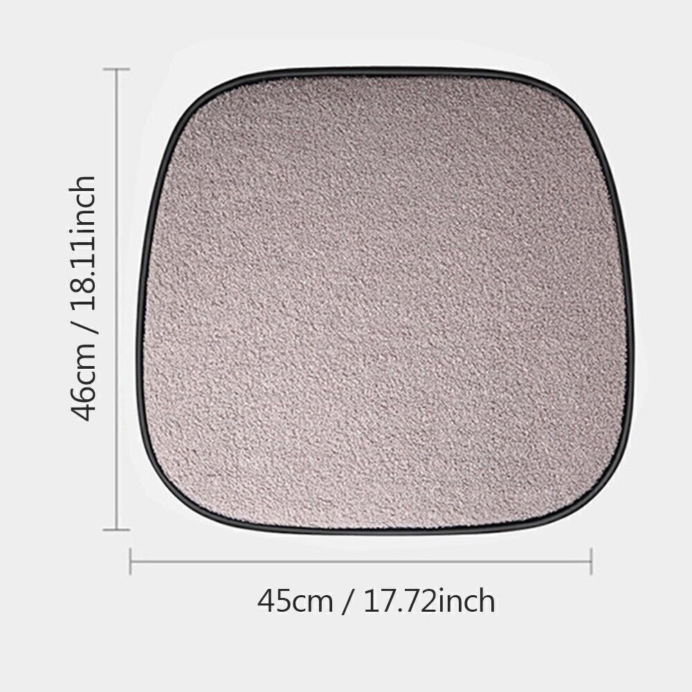 Single Car Heated Cushion Heating Warm Cushion Short Plush Pad Square Mat Pad