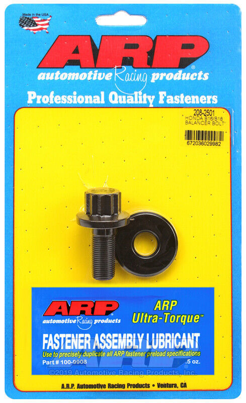 ARP 208-2501 Harmonic Damper Balancer Bolt For Honda B16 B18 Crank Pulley
