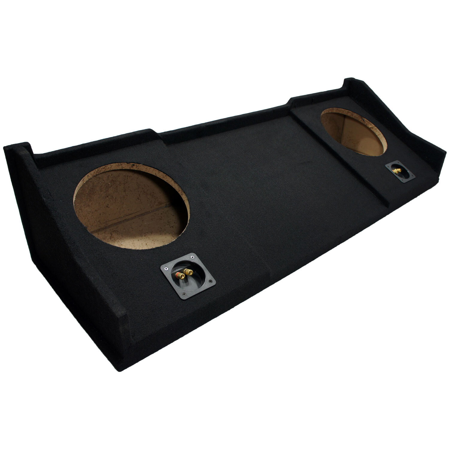 Custom Fits Dodge Ram Ext Crew Cab 98-01 Dual 10 Sub Enclosure Subwoofer Box