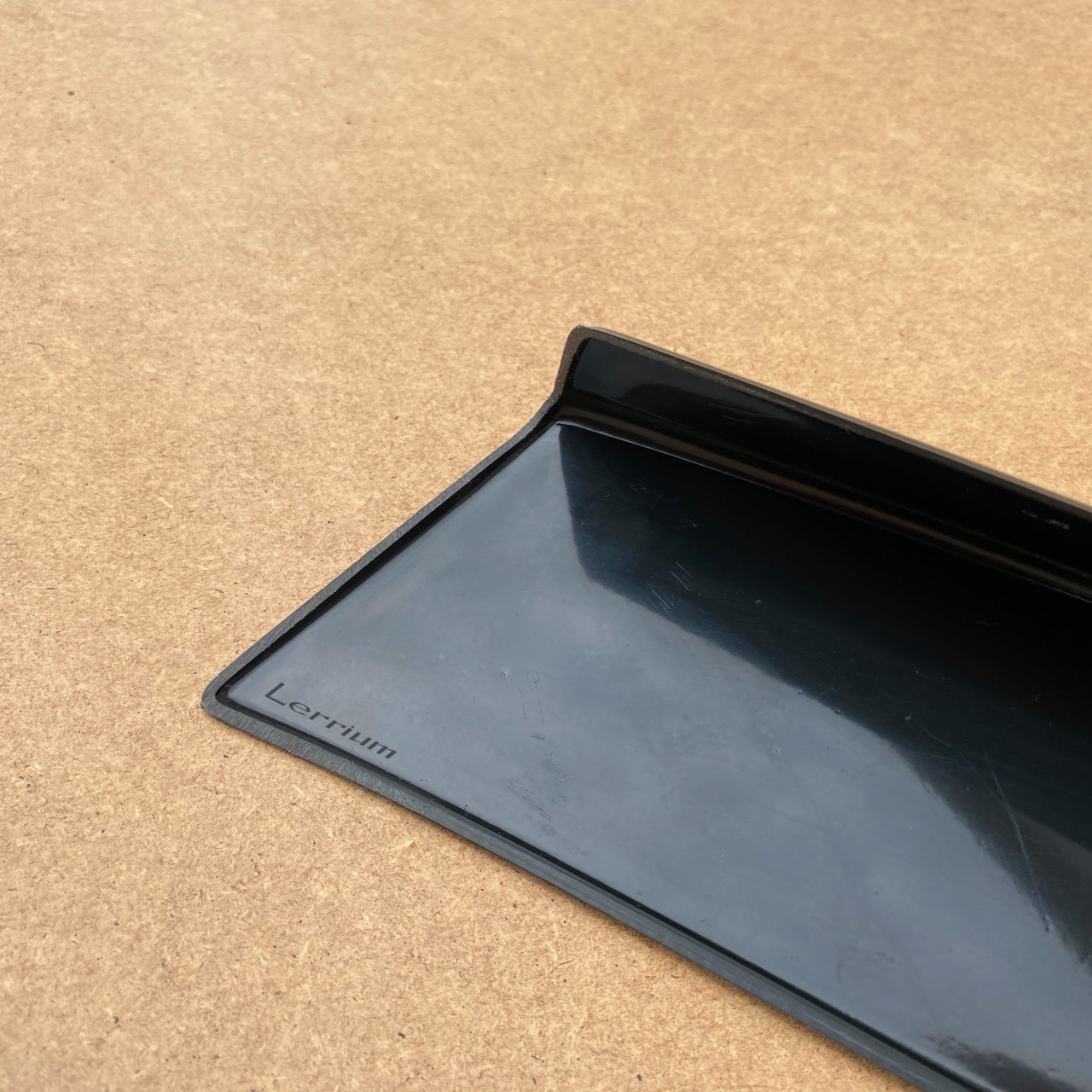BMW E46 convertible cabrio rear trunk spoiler lip CSL black smooth abs plastic