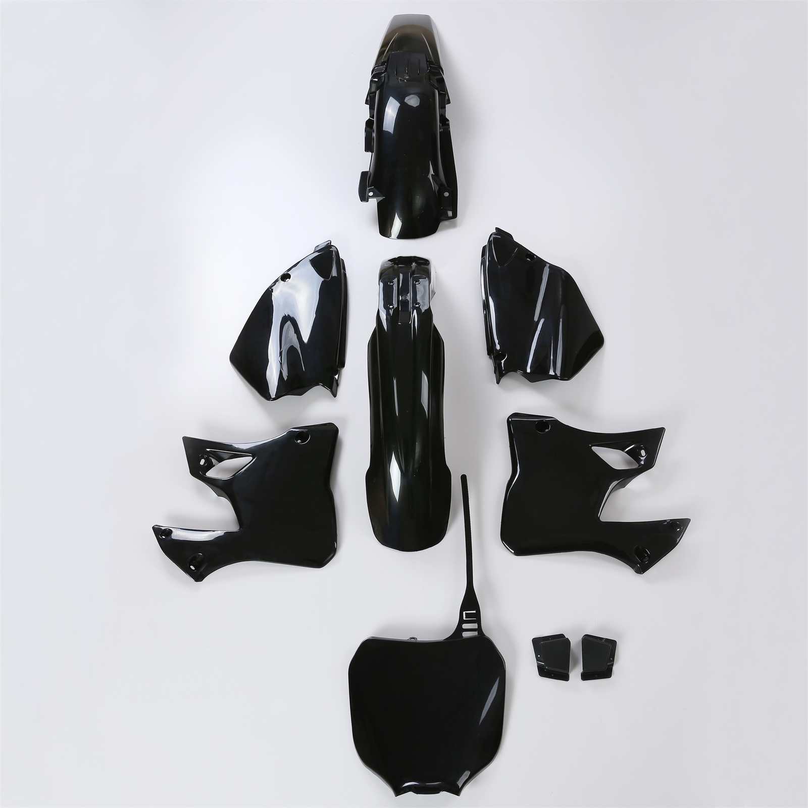 Black Plastic Restyle Fairing Body kit For Yamaha 1996- 2001 YZ125 YZ250