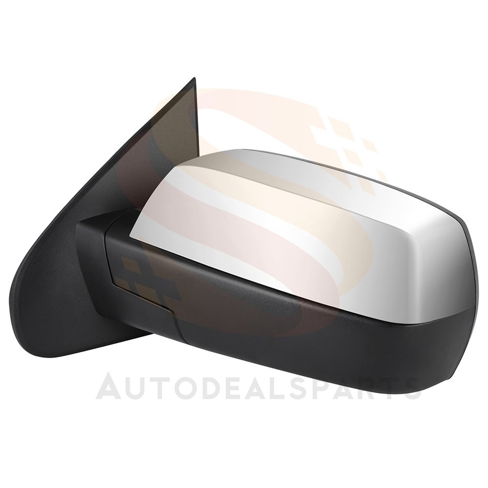 For 15-17 Chevy Silverado GMC 1500 Chrome Power Heated Manual Fold Mirrors Pair