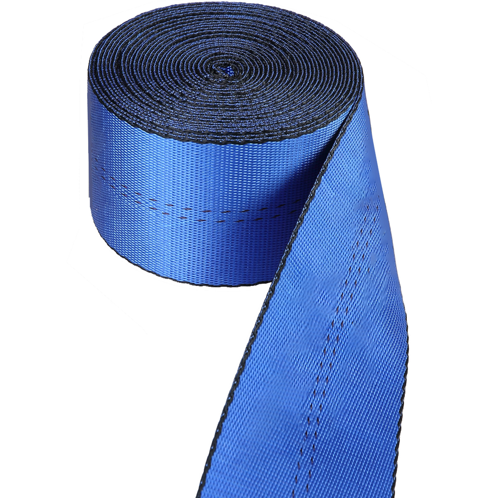10 Pack Truck Straps 4″ x 30′ Winch Straps w/Flat Hook for Towing Blue 18000 lbs