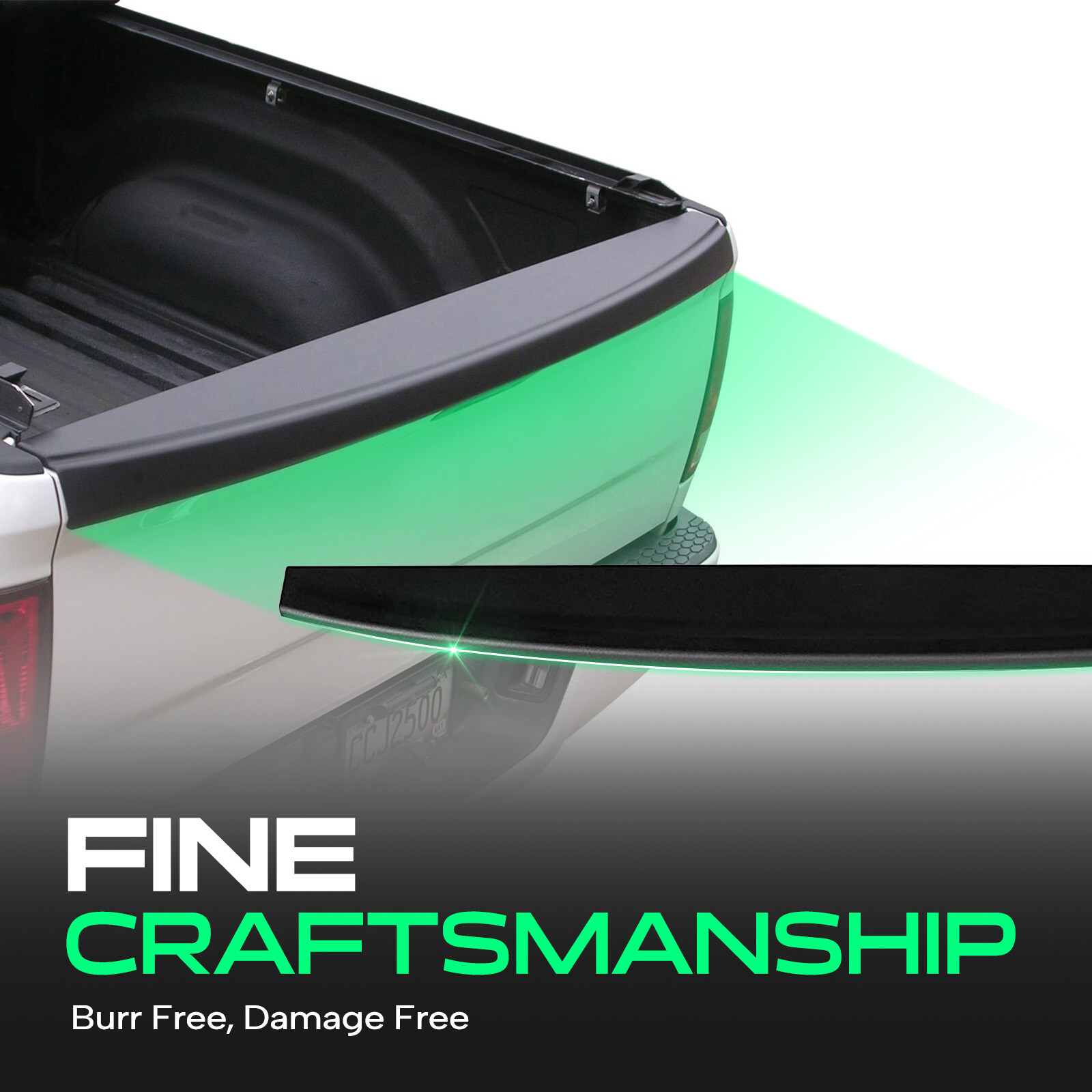 Tailgate Molding Cap for Chevy Avalanche Escalade EXT 07-13 without Camera Hole