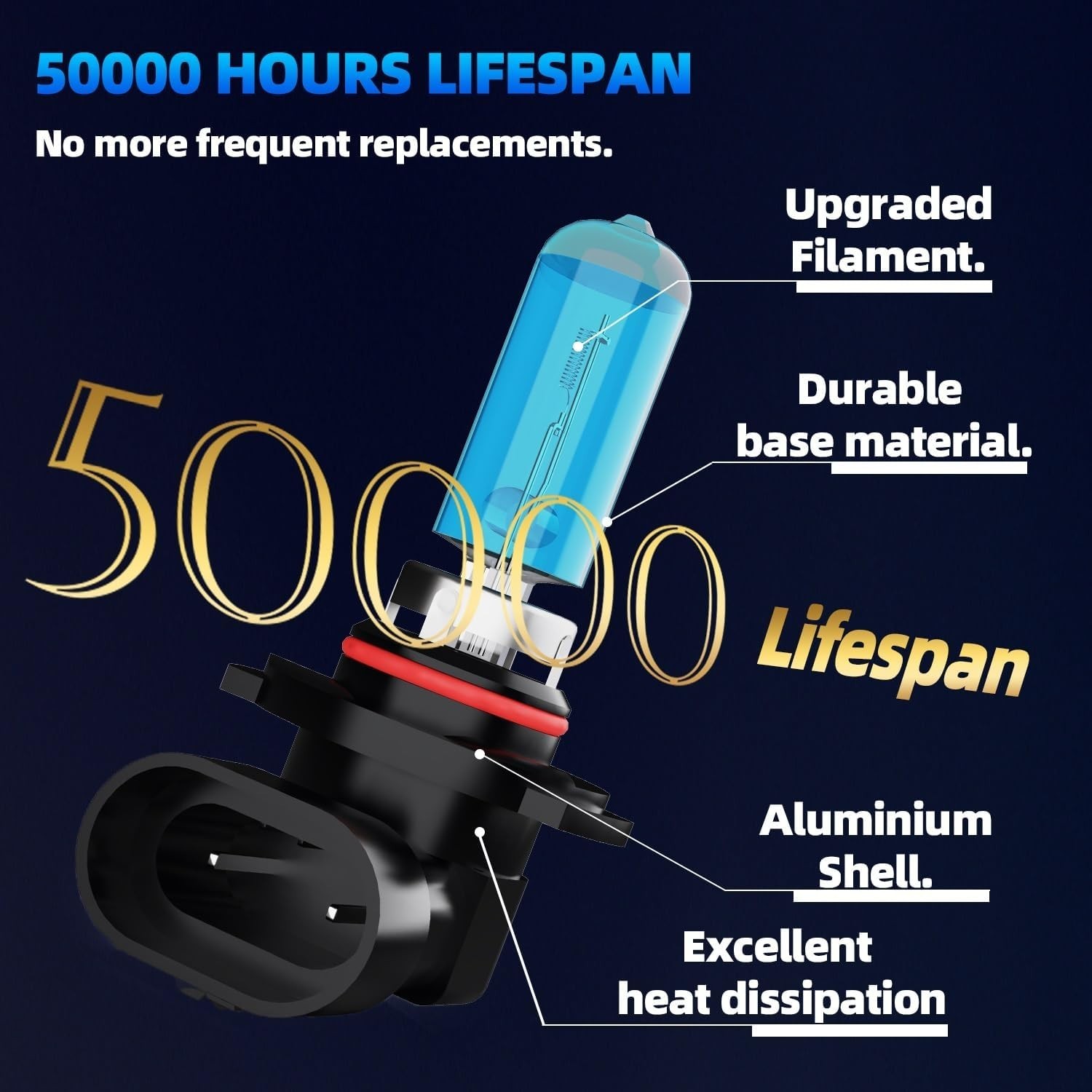 High Visibility Halogen Bulbs for Subaru Forester 2014-2018, 50,000 Hours Life