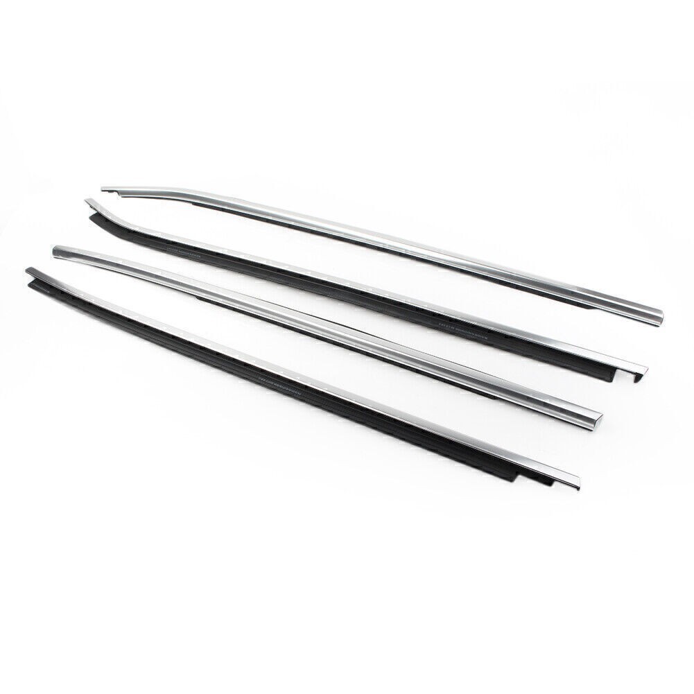 For BMW X3 2011-2017 16 15 4x Rubber Weatherstrip Window Moulding Trim Seal Belt