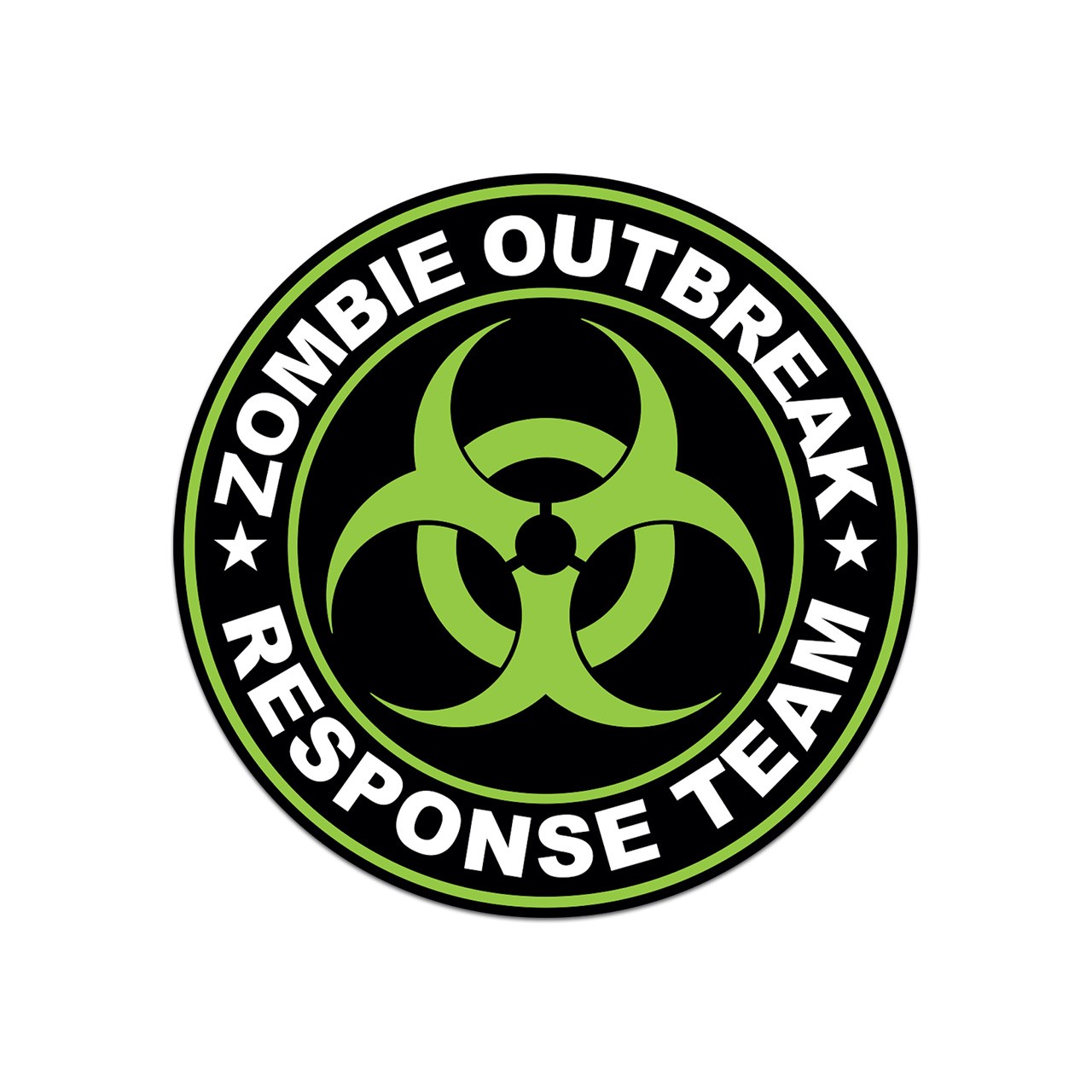 Zombie Outbreak Response Team Sticker Decal
