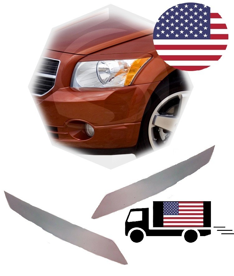 Premium Eyebrows Eyelids for Dodge Caliber Super Flexible, Abs Plastic