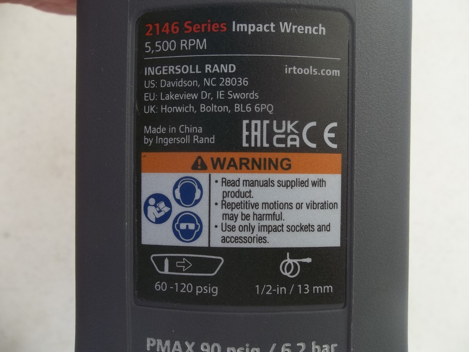 New Ingersoll Rand 2146Q1MAX Air Impact Wrench 3/4″ Drive