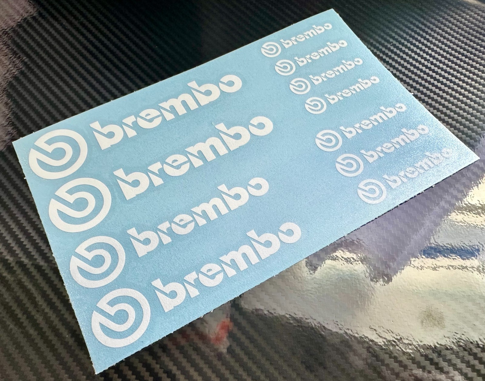 11 Brembo Decal Sticker Vinyl Caliper Brake Heat Resistant 2 Pot Choose Colors