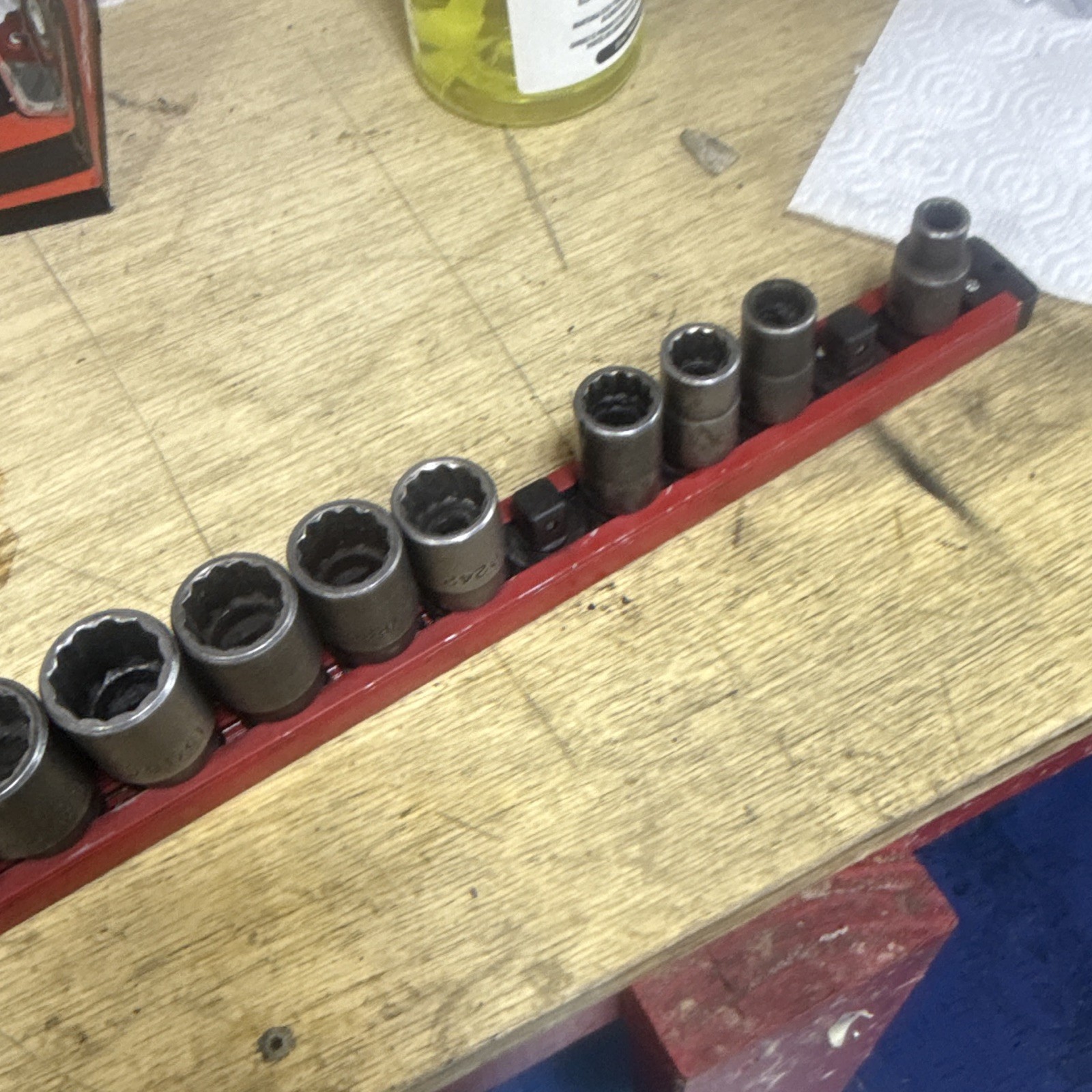 Mac 12 Point Impact Socket Set 1/2 Drive 3/8 To 1 1/4 Missing 3 Sockets