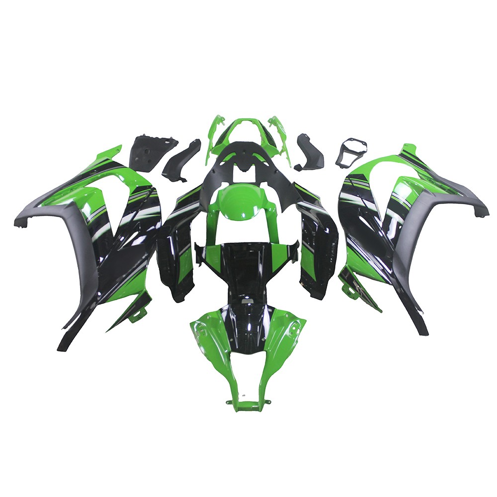 Fairing Kit Bodywork for Kawasaki ZX10R 2011-2015 ABS Fairings Green Black White
