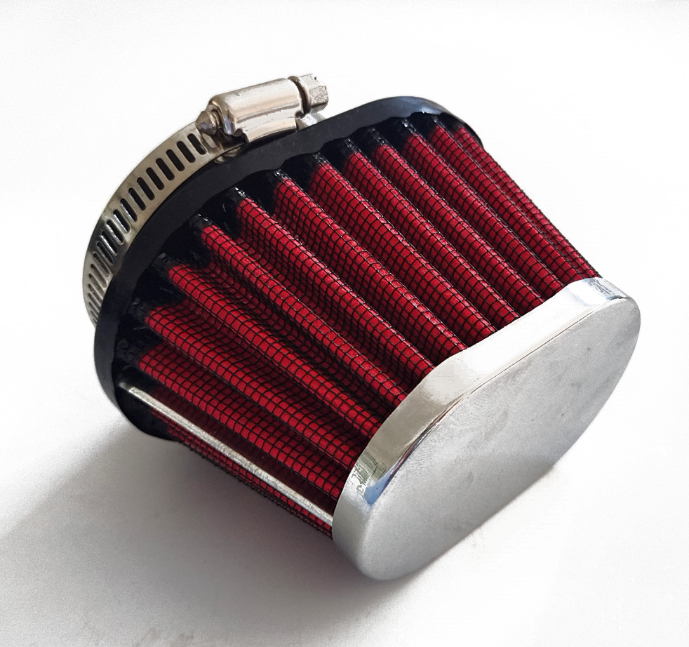 2Pcs Motorcycle High Flow Air Filter 55mm For Motocross Scooter Air Pods Cleaner