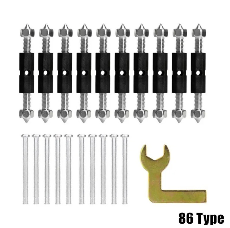 10pcs Switch Socket Box Repair Kit Support Rod Screws Wrench Set USA – NEW