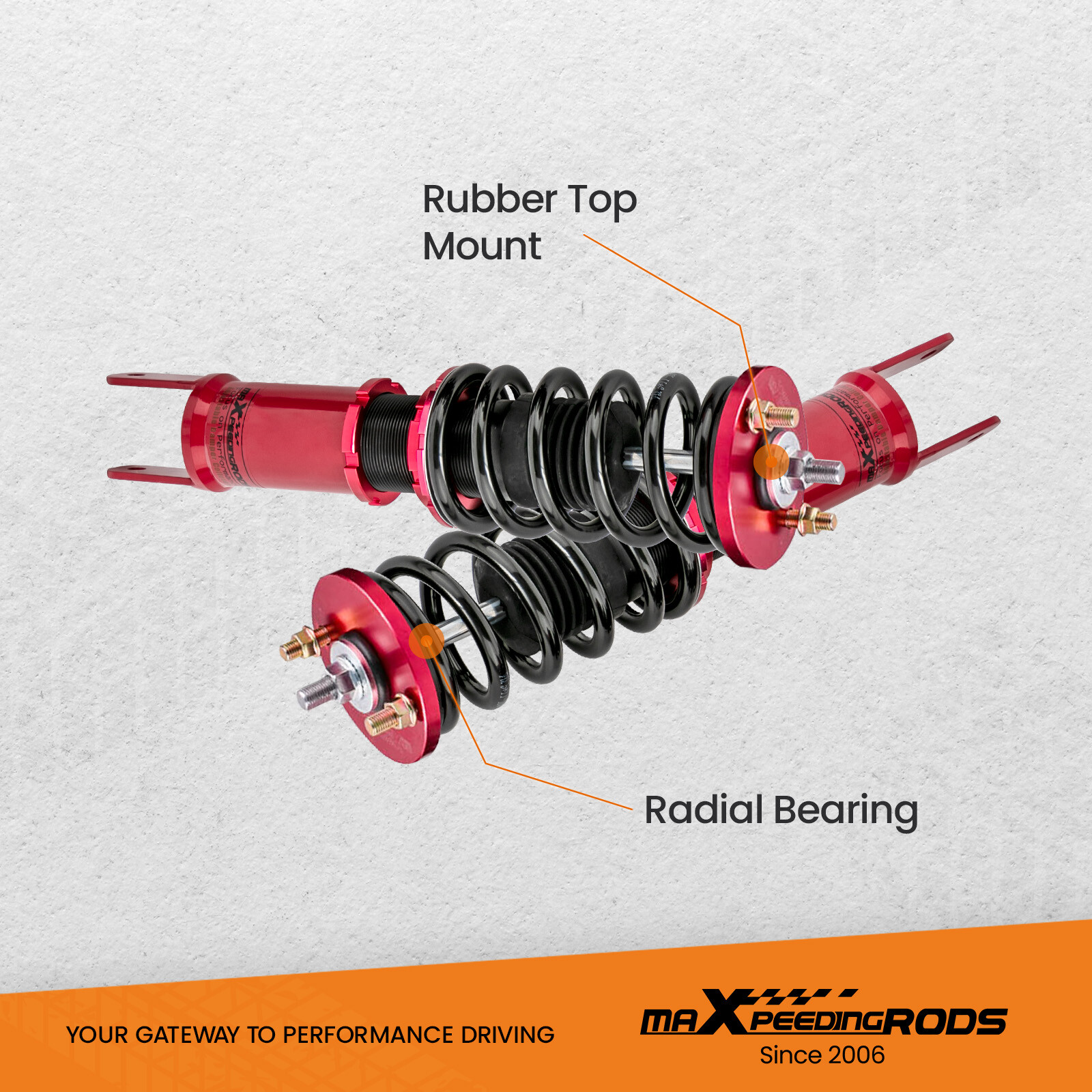 MaXpeedingrods Coilovers Suspension Lowering Kit For Honda Civic 1992-2000