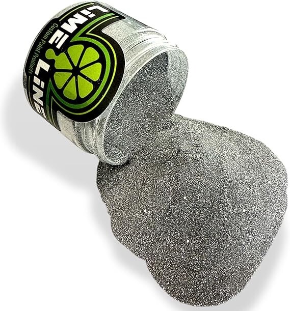 LiME LiNE Sprayable Silver Metal Flake Paint Additive – 3 Oz Glitter