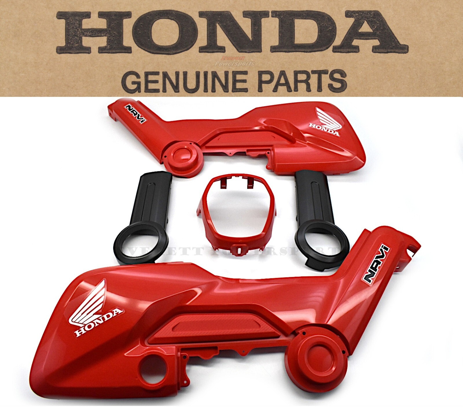 Fairing Plastic Kit NAVi 22-23 Patriot Red Full Color Panel Set OEM Honda #W295