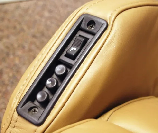 C4 84-93 Corvette Lumbar Sport Seat Button Replacement for Air Release